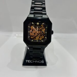 RELÓGIO TECHNOS AUTOMATICO-8N24GAT/1P SKELETO