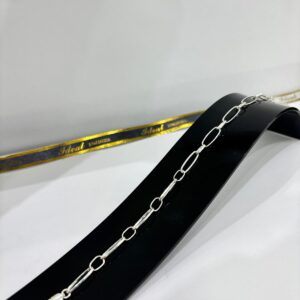 PULSEIRA MASCULINA ELOS OVAL PRATA 925K - 4520069/PS