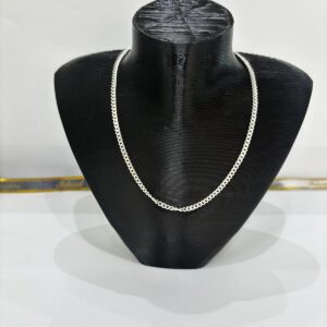 CORRENTE MASCULINA GRUMET PRATA 925K - 87001