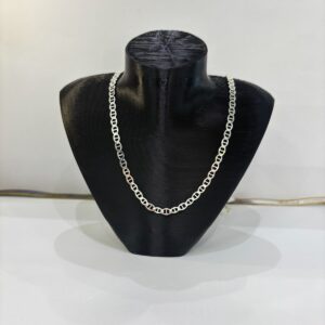 CORRENTE MASCULINA TAMPINHA PRATA 925K - 87049