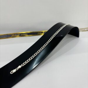 PULSEIRA MASCULINA ELOS DUPLO PRATA 925K - 90179/PS