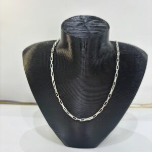 CORRENTE MASCULINA CARTIE TIJOLINHO PRATA 925K - 94108
