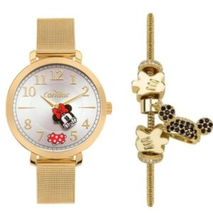 RELOGIO FEMININO CONDOR KIT DISNEY - CO2035AK/K4K