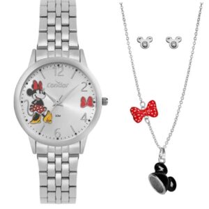 RELOGIO FEMININO CONDOR KIT DISNEY - CO2035NKW/K4K